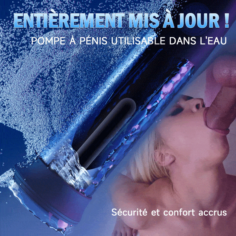 WaterSamurai - Pompe à pénis Aspiration par le vide avec érection super étanche