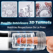 Charger l'image dans la galerie, 【Nouveau】9 Aspirer&amp;Pousser&amp;Tourner LCD Masturbateur Cup avec fonction vocale