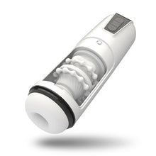 Charger l'image dans la galerie, White Vibe - Masturbateur masculin extensible et étanche à vibrations automatiques à 7 modes