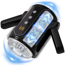 Charger l'image dans la galerie, Masturbateur automatique pour hommes avec deux poignées et des vibrations de stretch avec 9 fréquences