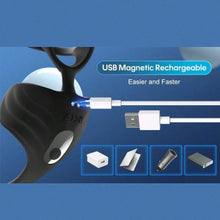 Charger l'image dans la galerie, Anneau De Cock Avec Stimulateur Clitoridien, 10 Modes De Vibration, Anneau De Pénis En Silicone Médical Étanche Pour Hommes, Jouets Sexuels Pour Couples Adultes