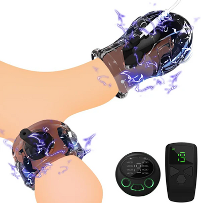 E-stim Eichel Penistrainer Stimulator mit 19 Electric Shock Intensity & 8 Modes