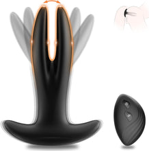 Charger l'image dans la galerie, Vibrateur d'extension de plug anal, masseur de prostate avec 9 vibrations et 8 extensions