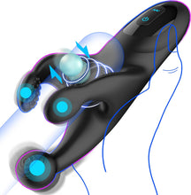 Charger l'image dans la galerie, Vibrateur de pénis masturbateur à battement 2 en 1 avec 10 battements et 10 vibrations puissantes