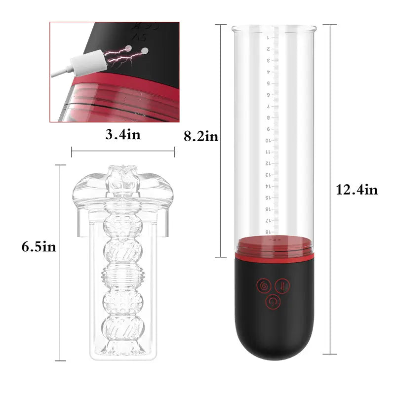 Pompe à pénis automatique 2 en 1, S-HANDE