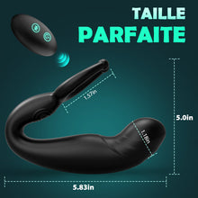Charger l'image dans la galerie, Vibromasseur anal pour masser la prostate, 3 en 1 multifonction