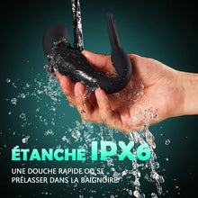 Charger l'image dans la galerie, Vibromasseur anal pour masser la prostate, 3 en 1 multifonction