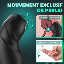 Charger l'image dans la galerie, Vibromasseur anal pour masser la prostate, 3 en 1 multifonction