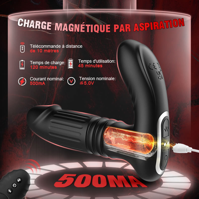 Nouveau : Masseur prostatique 3-en-1 pour un entraînement intense. Entraînement du sphincter anal.