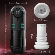 Charger l'image dans la galerie, 9 Poussée Vibrant Sucer Chauffage Masturbateur Cup