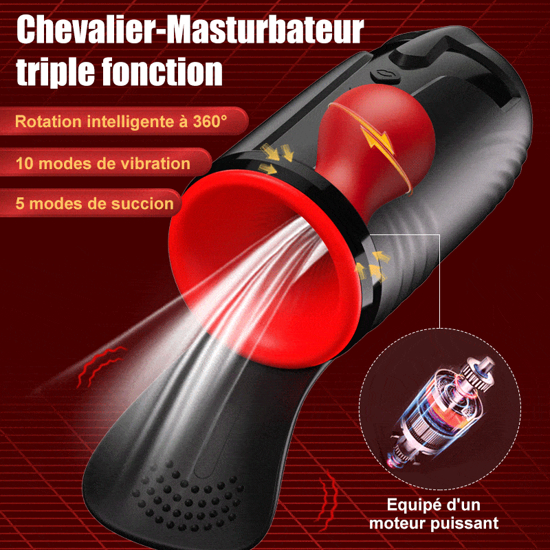 10 Vibration 5 Succion orale 3 Torsion Entraînement + Masturbation du gland