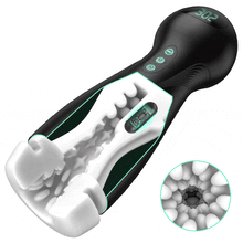 Charger l'image dans la galerie, Evolution-8 Succion 10 Vibration One Touch Orgasm Digital Vacuum Masturbator