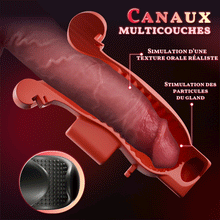 Charger l'image dans la galerie, Envoûtement - 9 Vibrations 4 Aspirations Suction par Clampsement Simulateur Oral pour Hommes
