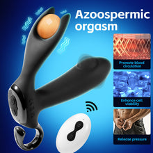 Charger l'image dans la galerie, Masseur de prostate avec fonction de vibration et de tapotement