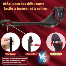 Charger l'image dans la galerie, Sex Toys Plug Anal 3 EN 1 Anals Vibromasseurs Masseurs Télécommande à Anneau de Prostate Vibrant, gode Vibrateur Vîbrant 9 modes Plug Sex Toy, Cockringe Homme Sextoy Vibromasseur vibrant Pour Couple