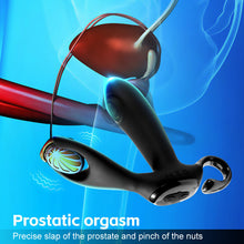 Charger l'image dans la galerie, Masseur de prostate avec fonction de vibration et de tapotement