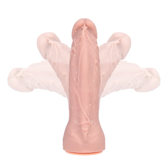 Double Dildos - Silicone Removable Control Vibrating Strap-on