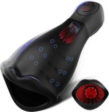Charger l'image dans la galerie, Masturbateurs Masculins Sex Toys, Automatique Masturbateur Homme avec 5 Modes de léchage de langue rotatifs &amp; 10 Modes de Vibration, Enveloppé à 360° Penisse Vibromasseurs