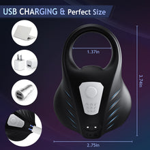 Charger l'image dans la galerie, Anneau pénien vibrant à double stimulation