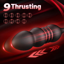 Charger l'image dans la galerie, Vibromasseur pour Homme Sex Toys, Plug Anal Vibrant Sex toýs Homme Masseurs de Prostate Sextoy Homme Sex avec Anneau Pénienn, Sex Toys Anals Gode Vibro-masseur 9 Mode Télescopique &amp; Vibrations