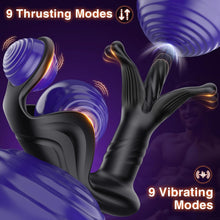 Charger l'image dans la galerie, Prostate Massager Anal Toys, BEISAR Butt Plug Male Sex Toys for Men Sex Toy Anal Plug Adult Toys with 9 Tension Shock Flapping Thrusting Vibrating Cock Ring Anal Vibrator Dildo for Men S&amp;M Paddles