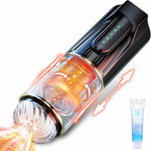 Charger l'image dans la galerie, Sex Toys Masturbeuse Homme Mains Libres - Masturbateurs Masculins Plaisir avec 4 Modes de Succion et 10 Modes de Rétractation et de Rotation, Automatique Sextoyse pour Gay Couples, Anneau Penien