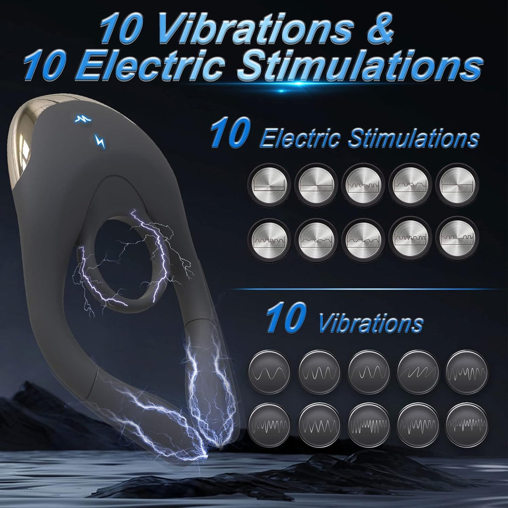 Anneau Vibrant Pénis avec Modes de Vibration,Penisse Silicone Sex Toyspour pour Couple Jouet Sexuelle Adulte Cockrîng Homme Anneau Pénis Pénien Sextoye Anneaux debutante