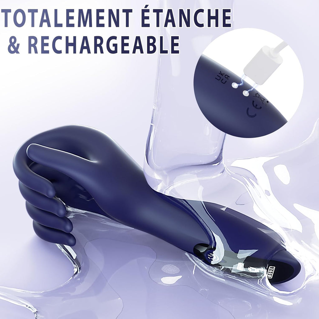 Sex Toýs Homme Masturbateurs Masculins - Sex Toys Vibromasseur Homme Masturbâteur Homme Mains Libres avec 9 Modes de Vibration