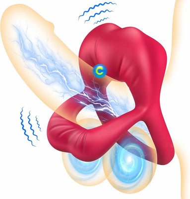 Anneau Penien - Anneau Homme Vibromasseur Sex Toýs Couple, Anneau Vibrant Pénis Homme Sex Toys, Sextoyse Couple Plaisir Homme Et Femme A Pile, Anneaux de Pénis Jouet Sexualité Couple Sextoy Homme