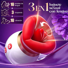 Charger l'image dans la galerie, Suceurs de Clitoris Vibromasseurs Feminin mit APP - Sex Toýs Femme Vibromasseur avec 3 Succion, Stimulateur Clitoridien Sex Toys 10 léchage de langue rotation à 360° Jouet Sexualité Couple Vibro