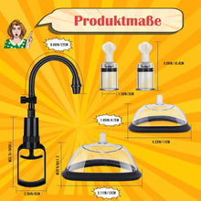 Charger l'image dans la galerie, Pompe Vaginale et Tétonnière, Jouet Intime avec Ventouses Clitoridiennes – Pompe Teton, Stimulateur Clitoridien à Succion et Suceurs de Clitoris pour Femme/Couple, Sextoy BDSM Puissant
