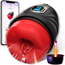 Charger l'image dans la galerie, Masturbateurs Masculins Sex Toys avec 9 Modes de Vibration, Sex Toýs Homme Vibromasseur pour Pénis avec Contrôle par Application et Bâton Chauffant Vaginette Masturbateur Homme