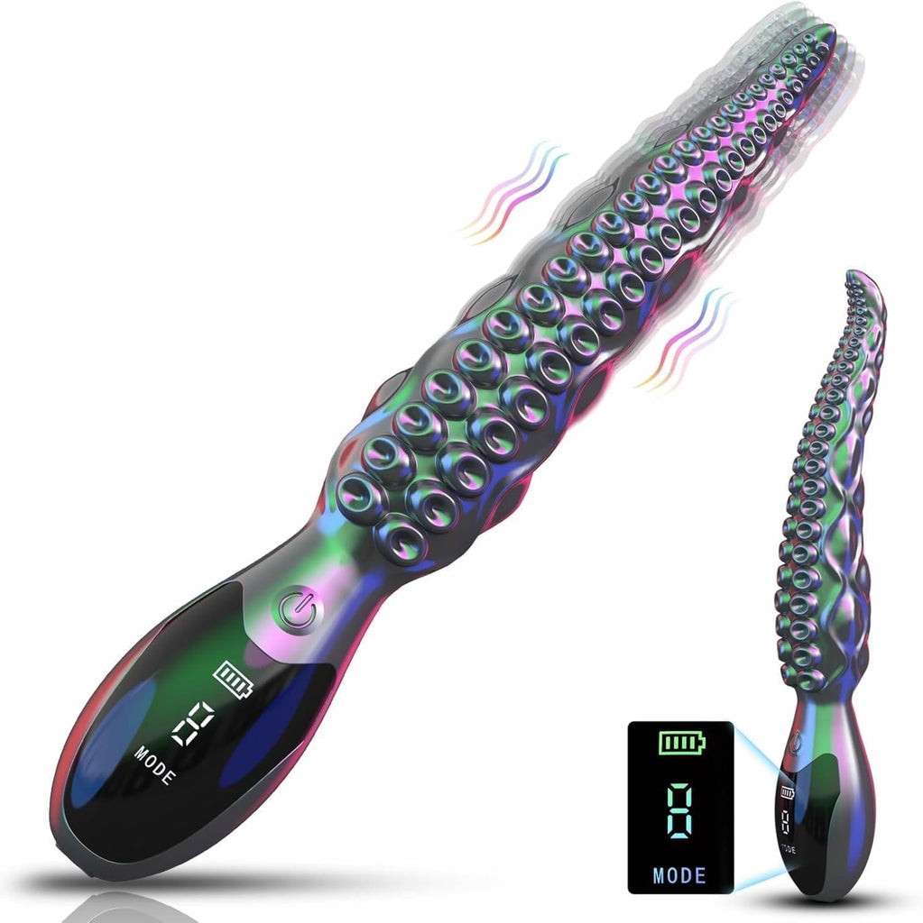 Vibromasseur Femme Clitoridien Puissant Avec 9 Modes de Vibration & Écran LED,Gode Vibro Masseur Plug Anal Sex Toys Couple,Gode Vibro Masseur Plug Femme Débutante.