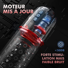Charger l'image dans la galerie, Masturbâteur Homme Mains Libres Vibromasseur Sextoy Homme, 7 Télescopiques &amp; Rotation Masturbateur Automatique Masculin Sextoyse Homme Sexmasturbâteur, 3D Soft Vaginette Masturbâteur Succion Sex Toys