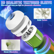 Charger l'image dans la galerie, Masturbateur électrique avec 10 vibrations télescopiques - Fonction de choc rotatif - Jouet sexuel pour les hommes - Jouet sexuel pour homme - Masturbateur de poche avec vagin 3D
