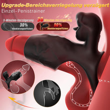 Charger l'image dans la galerie, Anneau Penien - Anneau Homme Gainespour Pénis avec Langue léchant le Clitoris，9 Vibrant Modes Sextoyse Couple Plaisir,Vibromasseur Sex toýs Homme Femme ，Jouet Sexualité Adulte Couple，Sex Toys