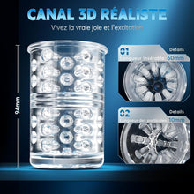 Charger l'image dans la galerie, Masturbeuse Homme Sex Toys, Masturbateurs Masculins Mains Libres avec 7 Modes d'aspiration et 7 Modes de Rotation, Masturbateur Homme Automatique Vaginette Ultra Réaliste Sextoyse Homme Sex Sex Toys