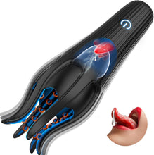Charger l'image dans la galerie, Masturbateurs Masculins Sex Toýs Homme, Tagnaff Masturbâteur Homme Mains Libres 10 Modes de Léchage et Vibration, Masturbateur Automatique Vibromasseur Sexetoyhomme 36 Pastilles de Massage Connexion