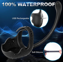 Charger l'image dans la galerie, Anneau pénien rumly à 360 ° avec stimulateur de balle et masseur de prostate