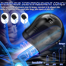 Charger l'image dans la galerie, Vibromasseur Pour Pénis Sex Toys - Masturbateurs Masculins Avec écran LCD &amp; 10 Modes de Vibration, Stimulateur de Glande à 360°, Appareils Masturbateurs Cup Sex Toýs Homme Sex Toys Pour Homme