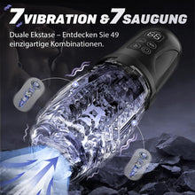 Charger l'image dans la galerie, Elektrischer Masturbator Masturbieren für Männer, 7 Vibration 7 Saugmodi Sex Spielzeug für die Männer, Realistische Taschenmuschi Sexspielzeug mit Doppel-Starkmotor, Penispumpe Masturbatoren Sex Toys