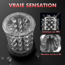 Charger l'image dans la galerie, Masturbâteur Homme Mains Libres Vibromasseur Sextoy Homme, 7 Télescopiques &amp; Rotation Masturbateur Automatique Masculin Sextoyse Homme Sexmasturbâteur, 3D Soft Vaginette Masturbâteur Succion Sex Toys