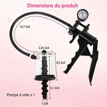 Charger l'image dans la galerie, Plug anal dilatateur avec pompe à vide, dilatateur anal, stimulateur anal et vaginal, plug anal dilatateur