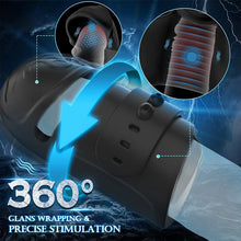 Charger l'image dans la galerie, Vibromasseur penis électrique avec 2 moteurs et 10 modes de vibration