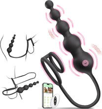 Charger l'image dans la galerie, Plug Anal Sex toýs Homme Vibromasseurs Sex, Sex Toys Anals Extenseur Jouet Gode avec 10 Modes de Vibration et Contrôle des APP pour Hommes, Sextoyse Couple plug anale,prostate homme