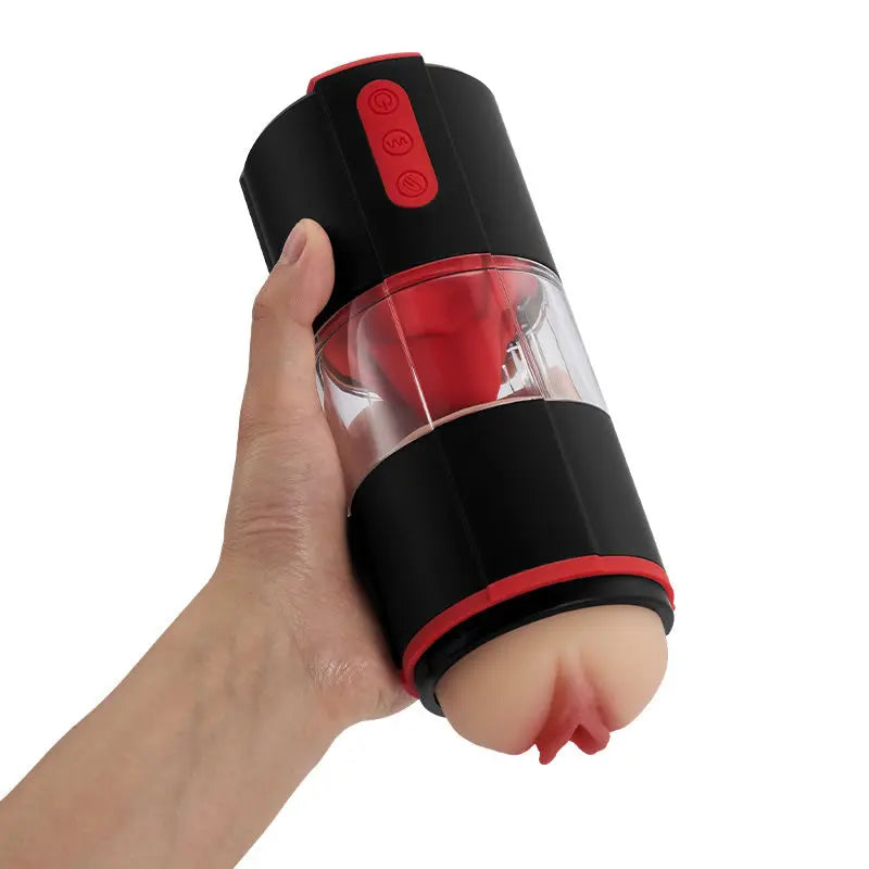 Orgasme sur la langue Masturbateur cup sexe oral