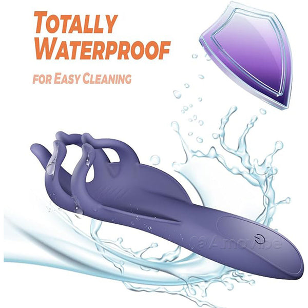 Anneau Vibrant pour Pénis Masturbateur pour Hommes, 10 Modes de Vibration Jouets Sexuels pour Hommes Masturbateur Electrique, Nouveau Penis Trainer Jouet Sexuel pour Couples Sexe Extrême