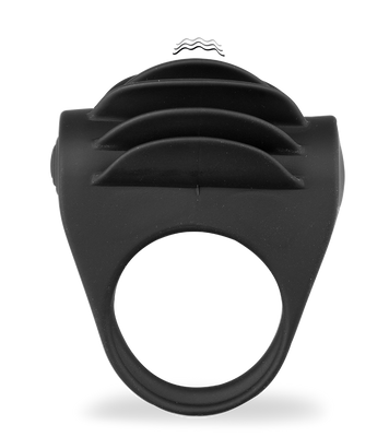 Anneau cockring vibrant à langues