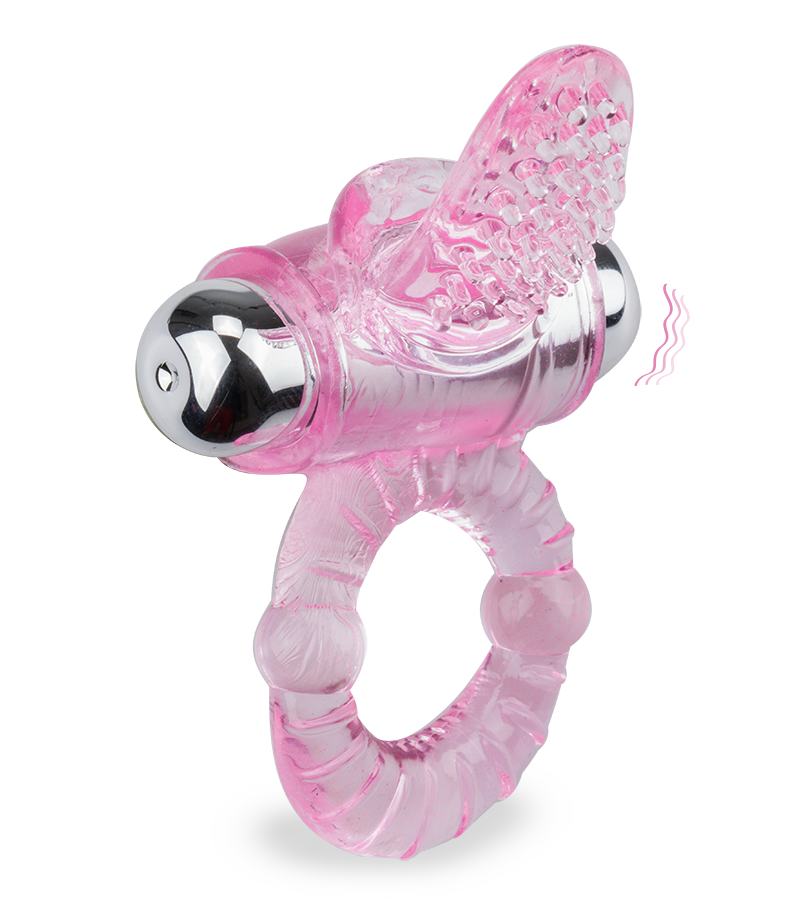 Anneau cockring vibrant langue