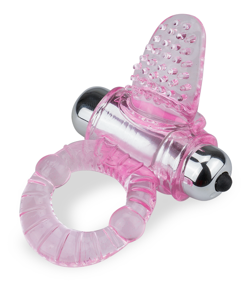 Anneau cockring vibrant langue